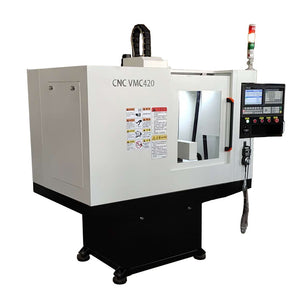 VMC420 Veritcal Cnc Milling Machine Mini Cnc Mill For Aluminum and Steel