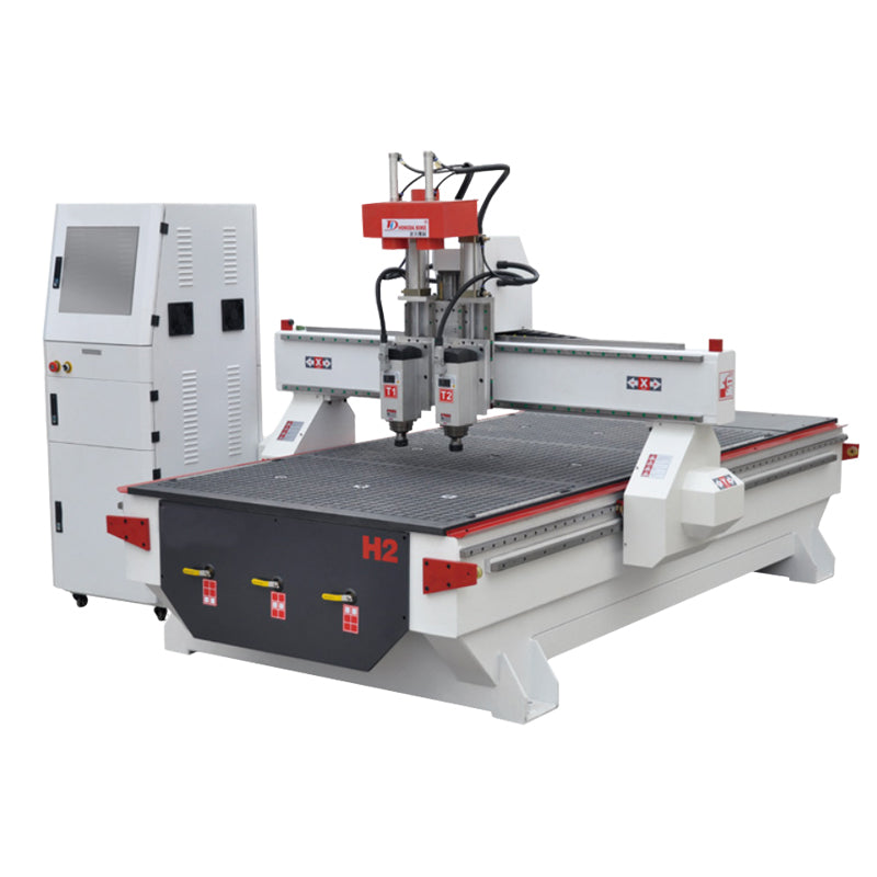Two Spindles 4'x8' CNC Wood Router For cabinet with vacuum table - OSAIN CNC Router