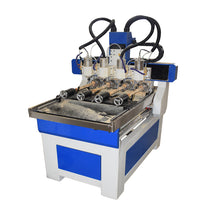 Charger l&#39;image dans la galerie, 4axis multi heads cnc wood router for sale free shipping by sea - OSAIN CNC Router
