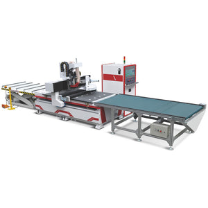 CNC Nesting Machine With Loading and Downloading Tables For MDF Door making - OSAIN CNC Router