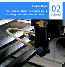 Cargar imagen en el visor de la galería, 1390 100W Size CO2 Laser Cutting Machine free shipping by sea - OSAIN CNC Router
