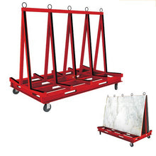 Load image into Gallery viewer, Shockproof shelf Glass transport trolley Stone handling trolley - OSAIN CNC Router
