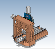 Cargar imagen en el visor de la galería, Home Made Gantry type CNC Milling Frame Machine - OSAIN CNC Router
