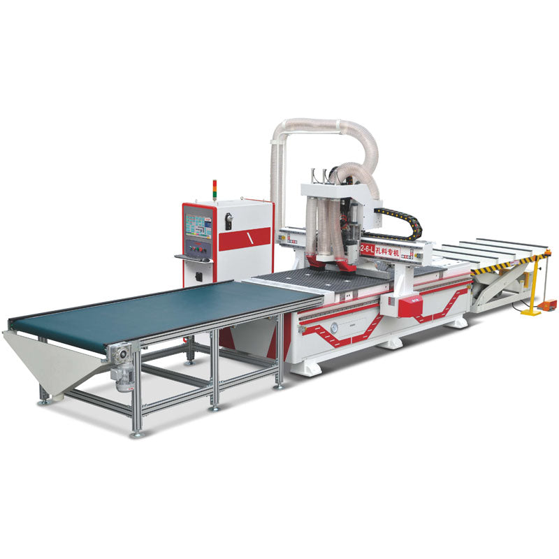 CNC Nesting Machine With Loading and Downloading Tables For MDF Door making - OSAIN CNC Router